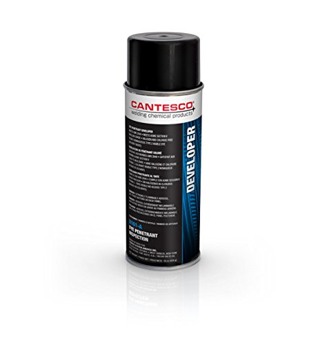 CANTESCO D101-A Dye Penetrant Standard Developer, Non-Aqueous Wet, 12 oz Aerosol Can,White