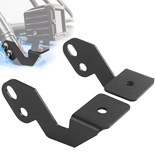 Light Bar Mounts Spurtar Side Pillar Mounting Brackets for UTV Light Bar A-Pillar Spot Work Light Compatible with UTV 2014-2019 Polaris RZR XP 900 1000 Off-Road Light Bar Mounting Brackets, 2 Pack