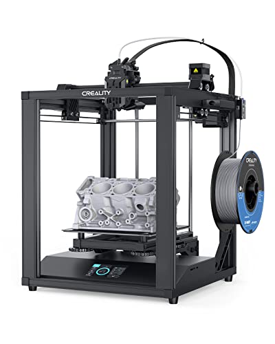 Official Creality 3D Printer Ender-5 S1 250mm/s High-Speed 3D Printers with 300 High-Temp Nozzle Direct Drive Extruder, CR Touch Auto Leveling, Stable Cube Frame High Precision,8.66X8.66X11.02 inch