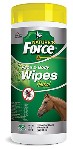 Manna Pro Nature'S Force Face & Body Wipes, 40 Count (Pack of 1)