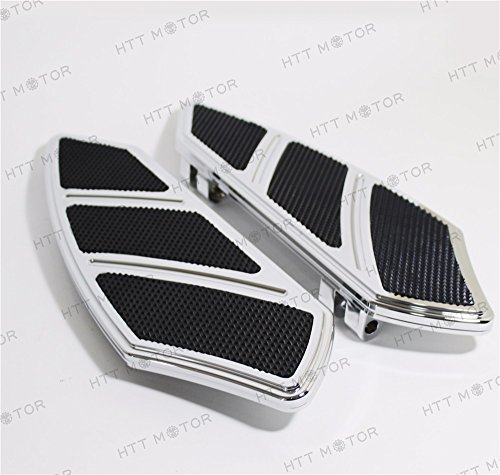 XKMT-Groove Rider Front FootBoard Floorboard Compatible With Harley Touring Softail 84-15 Chrome [B0779QWQHH]