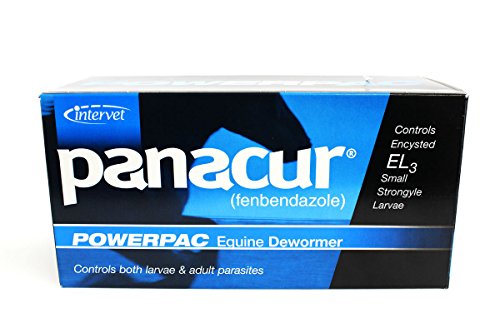MERCK ANIML HEALTH/DURVET Panacur Powerpac Dewormr Fenbendazole 1 Pack 57 Gram Paste 10%