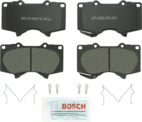 BOSCH BP976 QuietCast Premium Disc Brake Pad Set - Compatible With Select Lexus GX460, GX470; Mitsubishi Montero, Montero Sport; Toyota 4Runner, FJ Cruiser, Sequoia, Tacoma, Tundra; FRONT