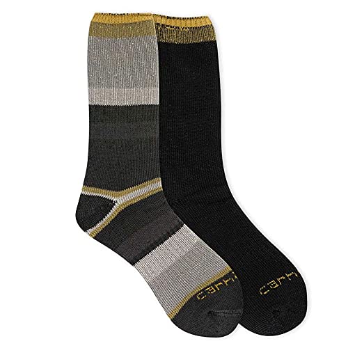 Carhartt Men's A314-2 Arctic Thermal Crew Sock 2-Pack - Large - Charcoal Heather