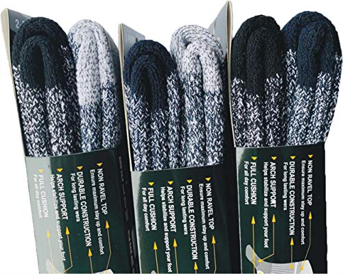 Diamond Star Marino Wool Socks Mens 6 Pairs Premium Thermal Socks Insulated for Cold Weather Comfortable Warm Winter Socks Size 10-15 (2 Black, 2 Navy, 2 Grey)