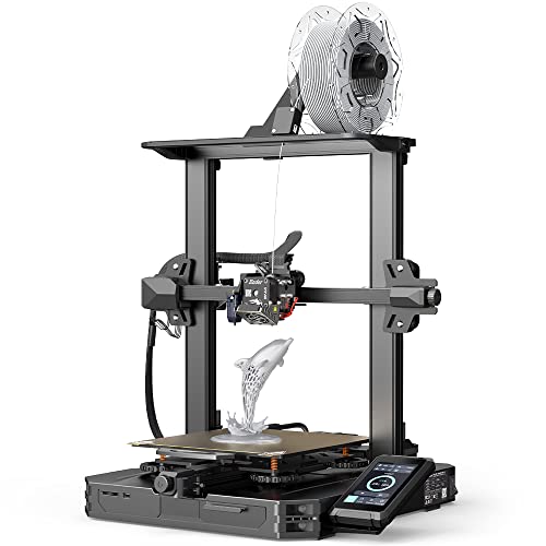 Official Creality 3D Printer Ender 3 S1 Pro, Upgrade from Ender 3 S1 with 300 High-Temperature Nozzle, LED Light, PEI Spring Printing Plateform and 4.3inch Touchscreen, Printing Size 8.6X8.6X10.6in