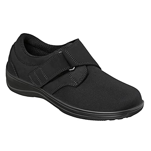 Orthofeet Proven Bunions and Foot Pain Relief. Orthopedic Arthritis Diabetic Women's Stretchable Shoes Wichita Black