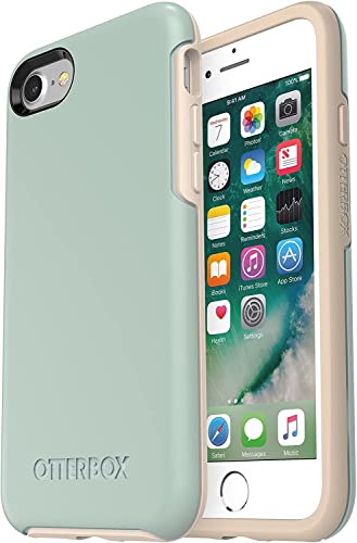 OtterBox Symmetry Series Case for iPhone SE 3rd Gen (2022), iPhone SE 2nd Gen (2020), iPhone 8/7 (NOT Plus) Non-Retail Packaging (Muted Waters)