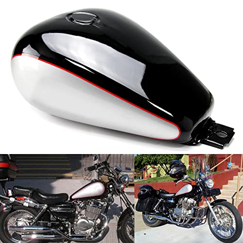 OUMURS 3.4 Gallons Fuel Gas Tank Motorcycle Fuel Tank Replacement Gas Tank For Honda CMX 250 CMX250 CMX250C CMX 250C Rebel Gas Tank 1985-2016 Bobber Chopper Kit Accessories Bicycle Cafe Racer