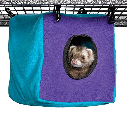 Ferret Nation Cozy Cube for Ferret Nation & Critter Nation Small Animal Cages | Measures 8.5L x 8.5W x 9H - Inches