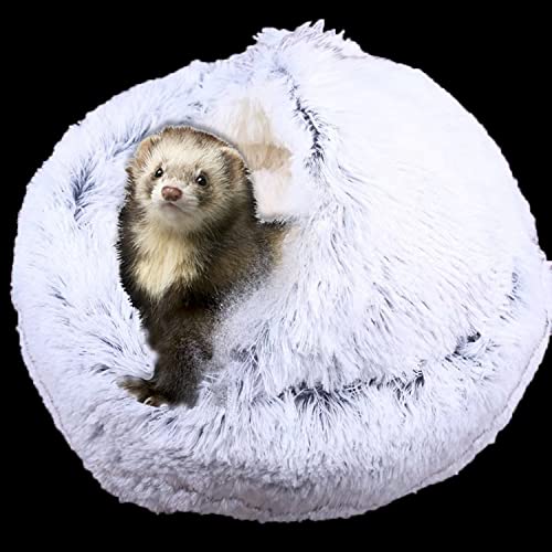 Ferret Bed Cave and HideoutsFerret Hideaway Bed Accessories for Cage Ferret Beds and Hideouts (Gray)