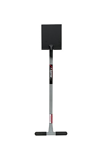Kenyon 49045 Lighting Trencher/Edger, Square Steel Head with Forward Turned Step, Welded, 48" Solid Steel Handle, T-Handle with Caps