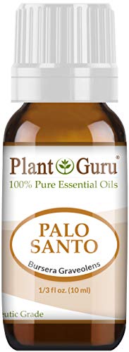 Palo Santo Essential Oil (Holy Wood) 10 ml. 100% Pure Natural Undiluted Therapeutic Grade Bursera Graveolens Extract