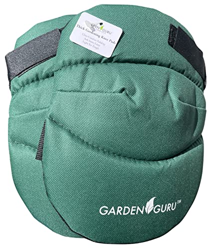 Garden Guru Cushioned Gardening Knee Pads with Adjustable Straps - Soft Inner Liner, Ultra Comfort Padding, Garden Kneelers for Yard Work, Cleaning, Household Chores, Roofing, and More