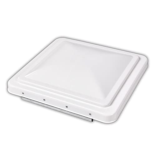 PIT66 Roof Vent Cover, Compatible with 14" x 14" Replacement Roof Vent Cover Camper RV Trailer Ventline 1 PC White