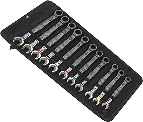 Wera 05020013001 6000 Joker 11 Set 1 Set of ratcheting Combination Wrenches, 11 Pieces