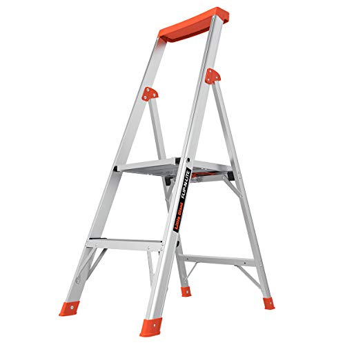 Little Giant Ladder Systems Flip-N-Lite, 4-Foot, Stepladder, Aluminum, Type 1A, 300 Lbs Rated (15272-001)