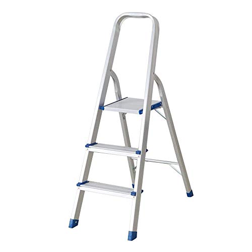 Ultra Lightweight Step Ladder 3 Step Aluminum Folding Stool Home Kitchen