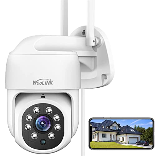 WOOLINK 2K Security Camera Outdoor Wireless WiFi, 360  Pan-Tilt 3MP UHD WiFi Camera for Home Security System (2.4ghz Only) Surveillance Camera 2-Way Talking, Motion Detect and Night Vision
