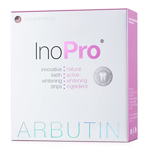InoPro Teeth Whitening Strips - Peroxide Free Whitening Strips - Whitening Without The Harm - Deep Stains Removal - Whitening for Sensitive Teeth - 14 Treatments, 28 Strips