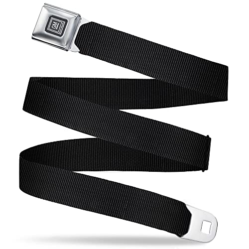 Buckle-Down Men's Seatbelt 1.5" Wide - 24-38 Inches Black Regular