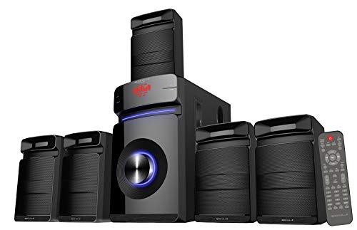 Rockville HTS45 800w 5.1 Channel Bluetooth Home Theater Audio System+Subwoofer