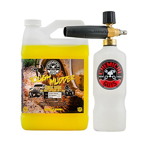 Chemical Guys EQP339 TORQ Professional Foam Cannon & Tough Mudder Truck Wash, 128. fl. oz