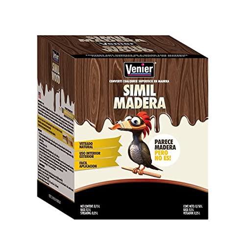 Venier Wood like Paint for Front & Interior Doors (Walnut) PRODUCT INFO 25,36 fl. oz (750 ml.) WATER BASED COATING FOR A WOODEN LOOK
