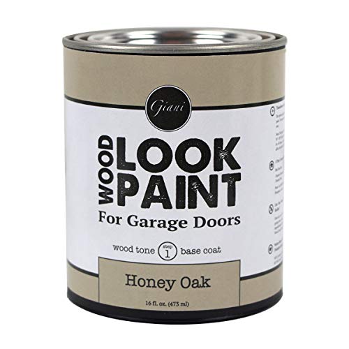 Giani Wood Look Paint for Garage Doors- Step 1 Wood Grain Base Coat Pint (Honey Oak)