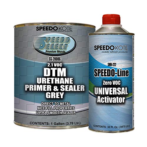DTM 2.1 voc Grey Urethane Primer & Sealer gallon kit, 4:1 mix, SS-2000G/SMR-222