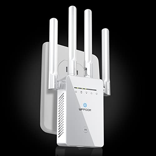Internet Extender WiFi Signal Booster for Home, Long Range Wireless Repeater and Signal Amplifier with Ethernet Port
