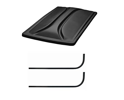 3G Universal 80" Black Extended Roof Kit for Club Car DS Golf Carts 2000+