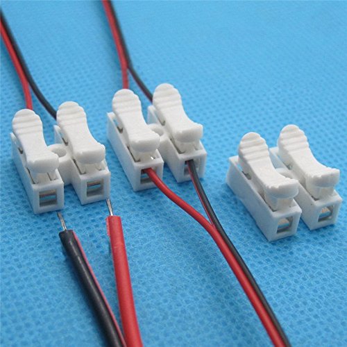 Nextronics Tool-Free Wire Connectors 25 Pieces - Quick Splice Terminal Blocks - No Crimp Tool Needed