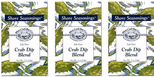 Blue Crab Bay Co. Seafood Dip Blend .5 Oz (Pack of 3) (Crab)