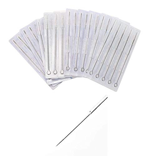 Tattoo Needles 1RL,50pcs Disposable Sterilized Round Liner Needles Premium Quality Needle Liners 1RL Needles 1 Round Liner (1RL)