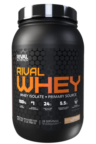 Rivalus Rivalwhey  Cinnamon Toast 2lb - 100% Whey Protein, Whey Protein Isolate Primary Source, Clean Nutritional Profile, BCAAs, No Banned Substances, Made in USA