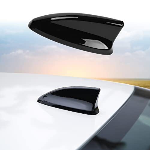 Thenice for 11th Gen Civic Antenna Topper Car Shark Fin Cover Exterior Decoration for Honda Civic 2022 2023 -Glossy Black