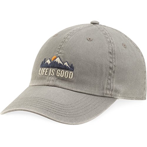 Life is Good Standard Mountains Slate Gray, Grey, One Size