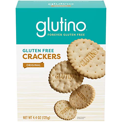 Glutino Gluten Free Snack Crackers, Premium Rounds, Original, 4.4 Ounce