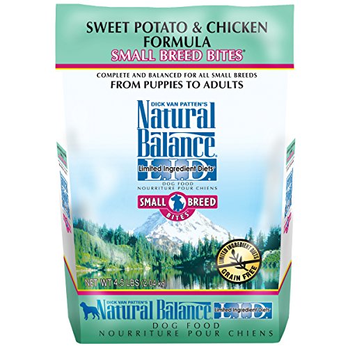Natural Balance Limited Ingredient Diets Sweet Potato & Chicken Formula Small Breed Bites Dry Dog Food - 4.5 lb