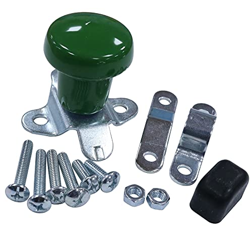 DVPARTS Green Tractor Heavy Equipment Steering Wheel Spinner Knob Handle Suicide Power Knob PM00966 TY16330 WSV121G for John Deere 110 112 140 210 212 214 216 314 Kawasaki FD501V Oliver Tractor 60 70