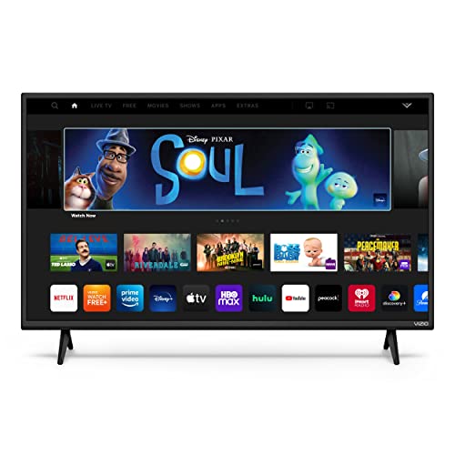 VIZIO 40-inch D-Series Full HD 1080p Smart TV with AMD FreeSync, Apple AirPlay and Chromecast Built-in, Alexa Compatibility, D40f-J09, 2022 Model