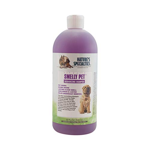 Nature's Specialties Smelly Pet Dog Shampoo for Pets, Natural Choice for Professional Groomers, Lasting Clean Smell, Made in USA, 32 oz