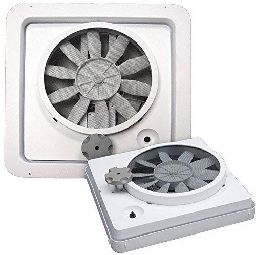 Heng's New Vortex I White Single Speed 12V 12 Volt RV Camper Motorhome Ceiling Vent Fan Replacement Upgrade KIT Model 90043-CR