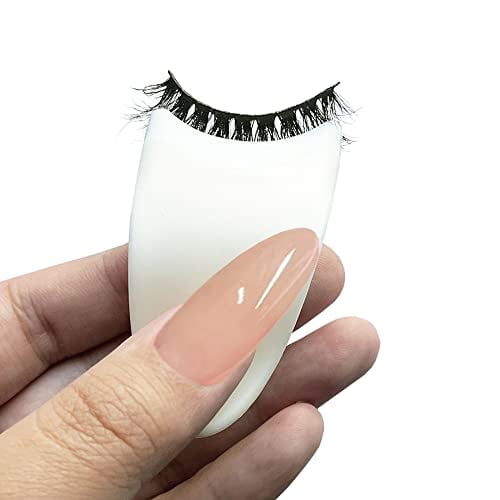 2 PCS YASNAI Lash Clip Applicator False Eyelashes Applicator Tool for Wear Eyelashes, Lashes Buddy Makeup Tools Lash Tweezers More Convenient to Wear Lashes