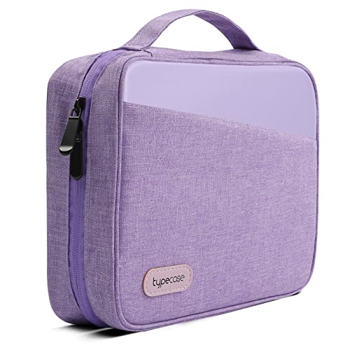 Small Bible Cover, Bible Carrying Cases with Handle/Shoulder Strap, Scripture Book Cover Bag for Daily Usage & Travel Bible Case Organizer, Christian Gift Biblias Study Covers for Women Kid(Purple)