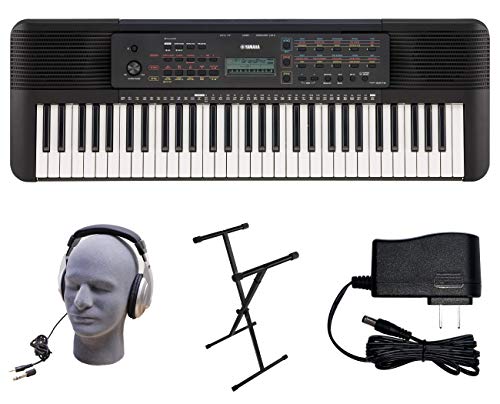 Yamaha PSR-E273 PKS 61-Key Premium Keyboard Pack with Power Supply, X-Style Stand, and Headphones (YAM PSRE273