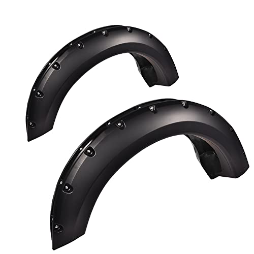 G-PLUS Fender Flares Compatible with 04-08 Ford F150 with 66.0"/67.0"/78.0"/96.0" Bed Length(Not Fit Heritage Models), 07-08 Lincoln Mark LT with 67.0"/78.0" Bed Length Smooth Wheel Protector 4pcs