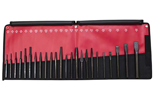 Mayhew Pro 61050 Punch and Chisel Kit, 24-Piece