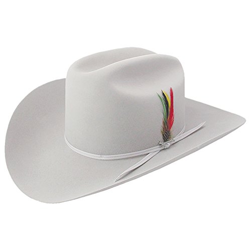 Stetson Men's Rancher 6X Reg Cowboy Hat, Silver - 7 1/2